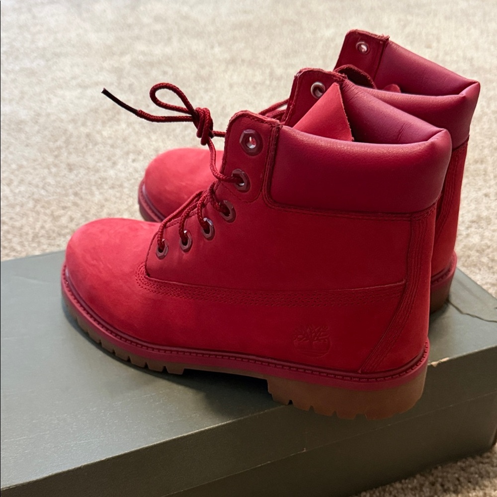 Timberland Kids Red Boots